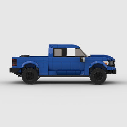 8 Stud Wide Pickup Truck Building Kit | LEGO-Compatible MOC - 3