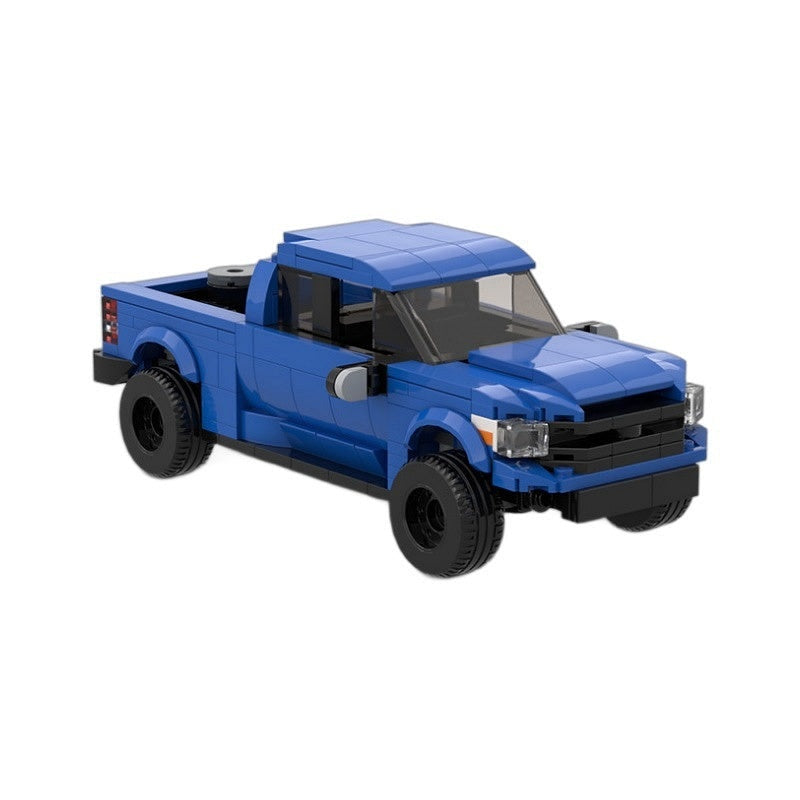 8 Stud Wide Pickup Truck MOC Building Kit | Detailed Vehicle Model - 1