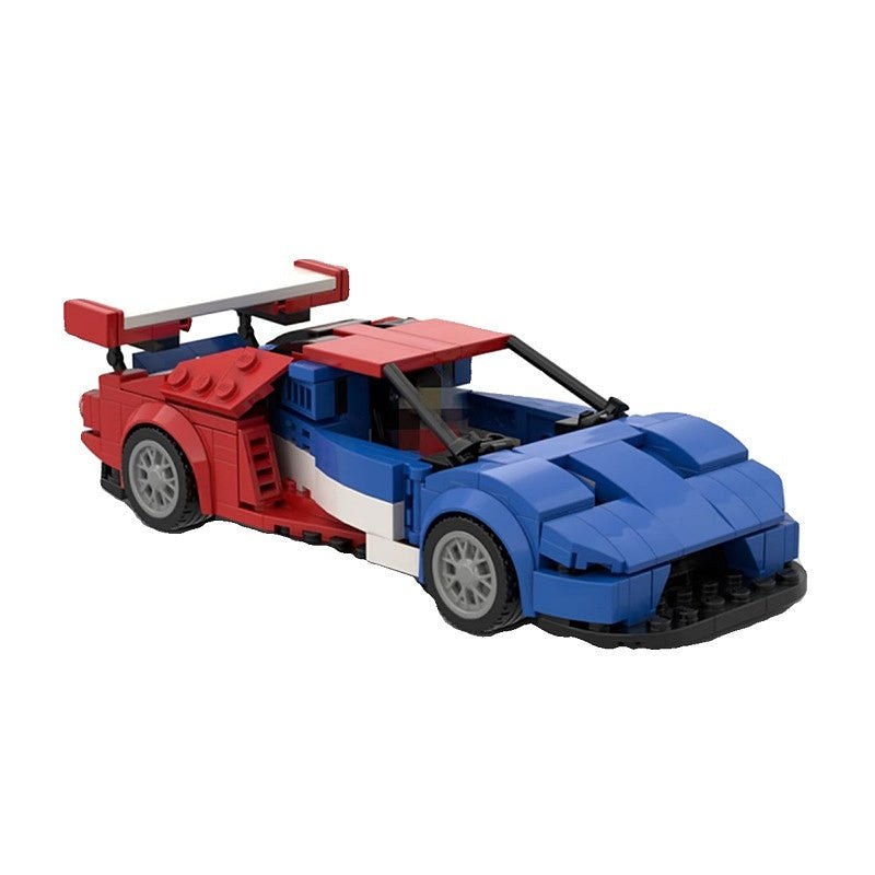 8-Wide 2016 Endurance Race Car MOC Building Kit | Racing Vehicle Model - 2