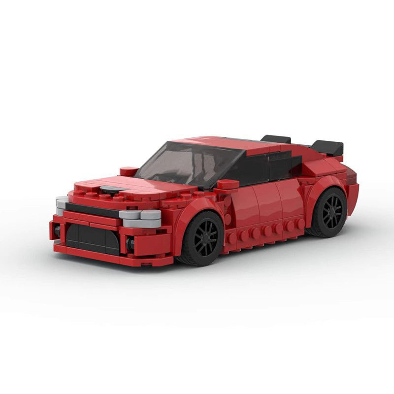 8-Wide Classic American Muscle Car Building Kit | LEGO-Compatible MOC - 2
