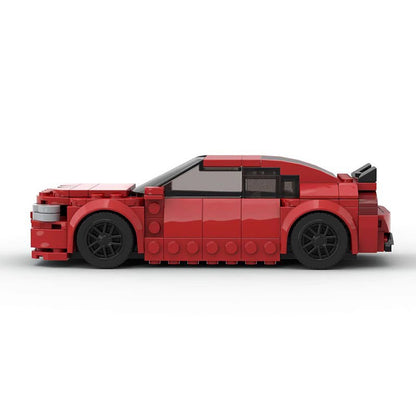 8-Wide Classic American Muscle Car Building Kit | LEGO-Compatible MOC - 3