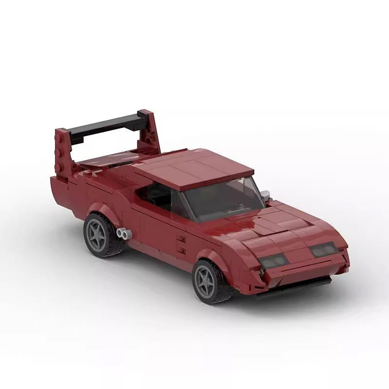 8-Wide Daytona Style Muscle Car MOC Building Kit | Racing Vehicle Model - 4