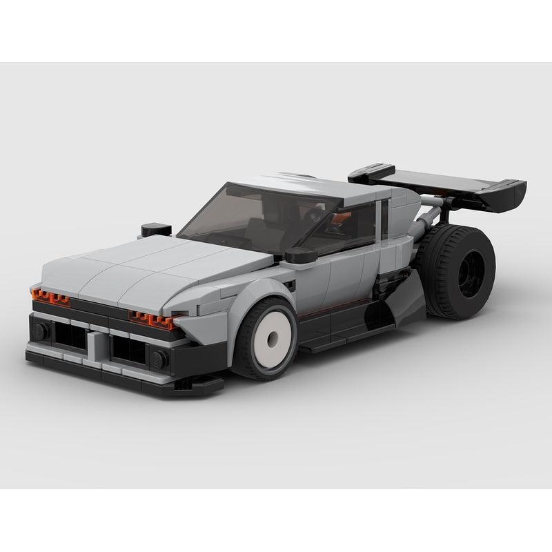 8-Wide Hydrogen-Hybrid Time Attack Race Car MOC Building Kit - 1