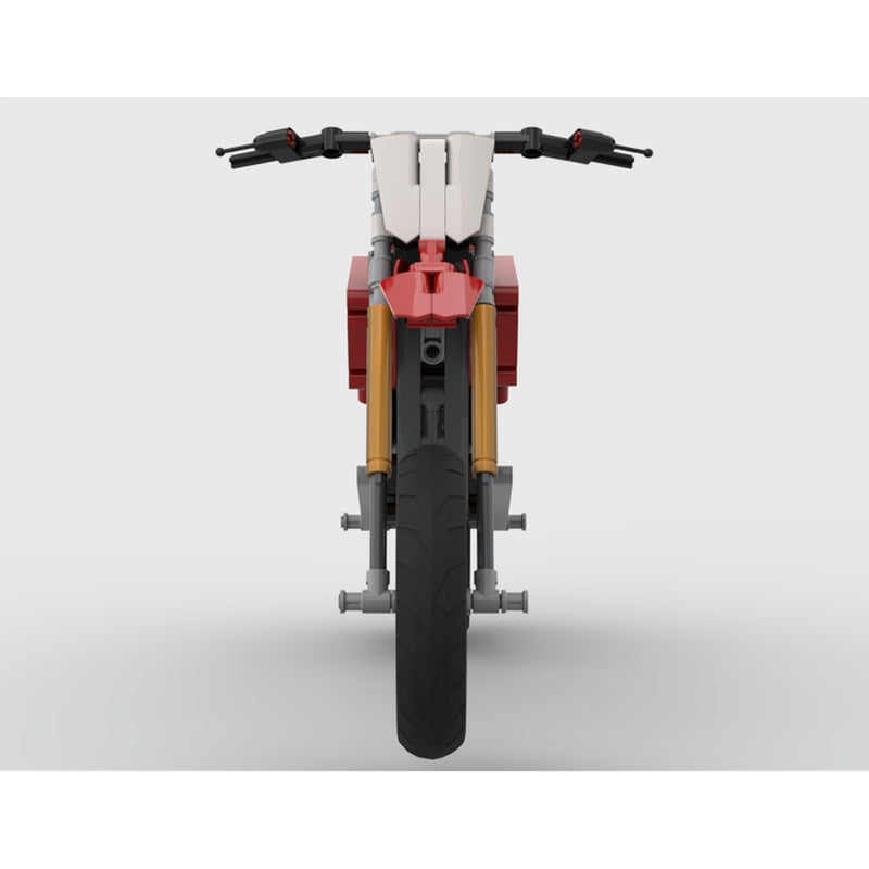 80HP Electric Supermoto Race Bike MOC Building Kit - 3