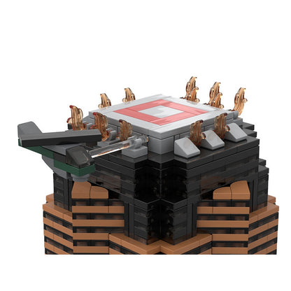 80s Action Movie Plaza Building Kit | LEGO-Compatible MOC - 2