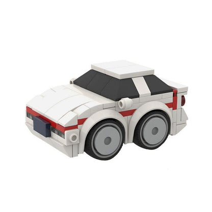 80s Action Team Van & Character MOC Building Kit | Retro Vehicle Model - 4
