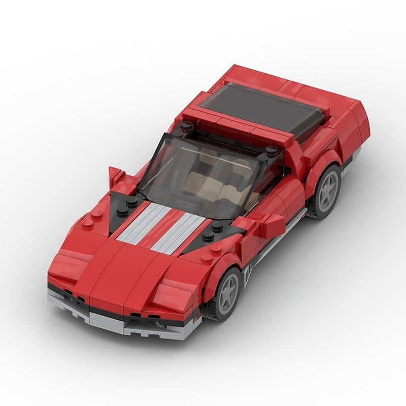80s C4 American Sports Coupe MOC Building Kit - 4