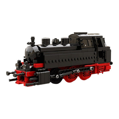 80s Steam Locomotive MOC Building Kit | Nostalgic Steam Train Model Kit - 3