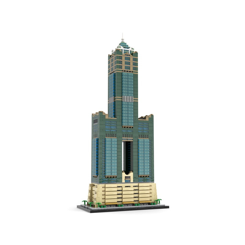 85 Sky Tower Kaohsiung 1:800 MOC Skyscraper Building Kit - 1