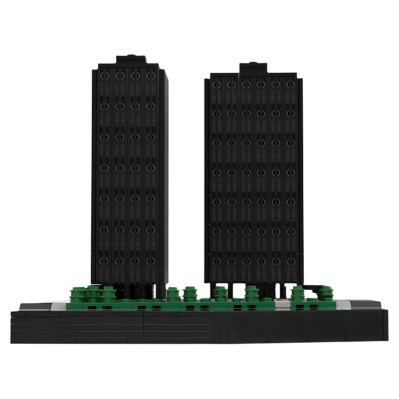 860-880 Lake Shore Drive Apartments 1:650 MOC Building Kit - 1