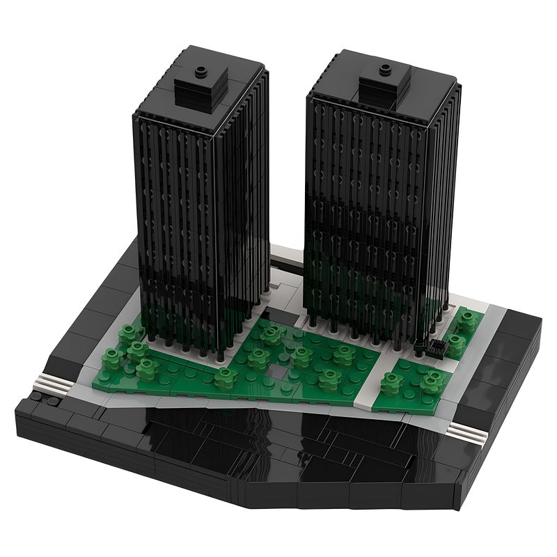 860-880 Lake Shore Drive Apartments 1:650 MOC Building Kit - 5