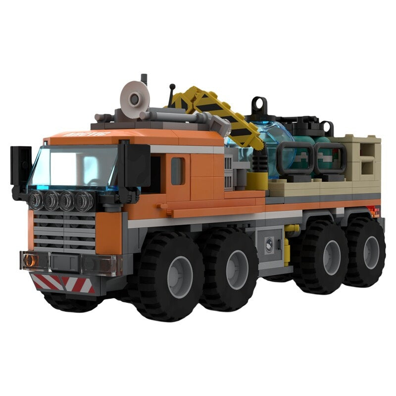 8x8 Arctic Cargo Expedition Truck MOC Building Kit - 5