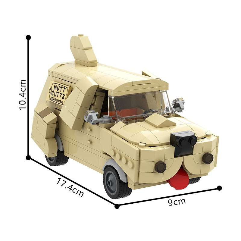 90s Comedy Shaggy Sheepdog Van Building Kit | LEGO-Compatible MOC - 1