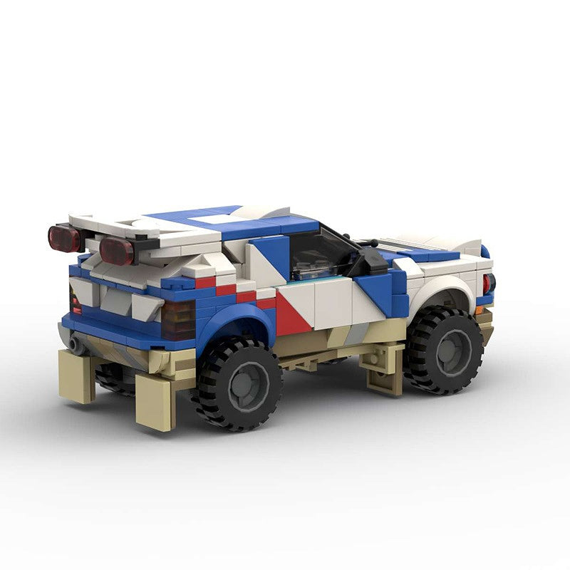 90s Italian Desert Rally Hatchback Building Kit | LEGO-Compatible MOC - 4