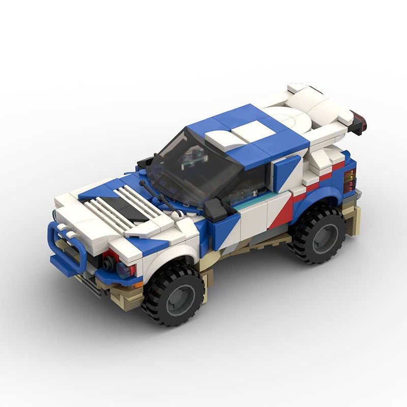 90s Italian Desert Rally Hatchback Building Kit | LEGO-Compatible MOC - 5
