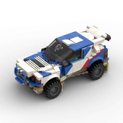 90s Italian Desert Rally Hatchback Building Kit | LEGO-Compatible MOC - 5
