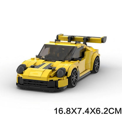 911 Race Coupe MOC Building Kit | Track Sports Car Vehicle Model - 6