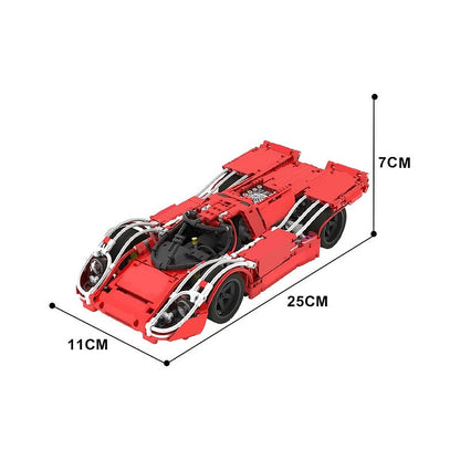 917K Racing Sports Car MOC Building Kit | Classic Motorsport Vehicle - 3