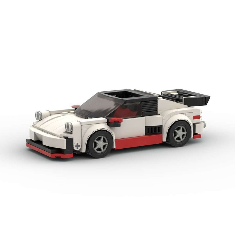 930 Targa 911 Turbo Retro Sports Car Building Kit | LEGO-Compatible MOC - 1