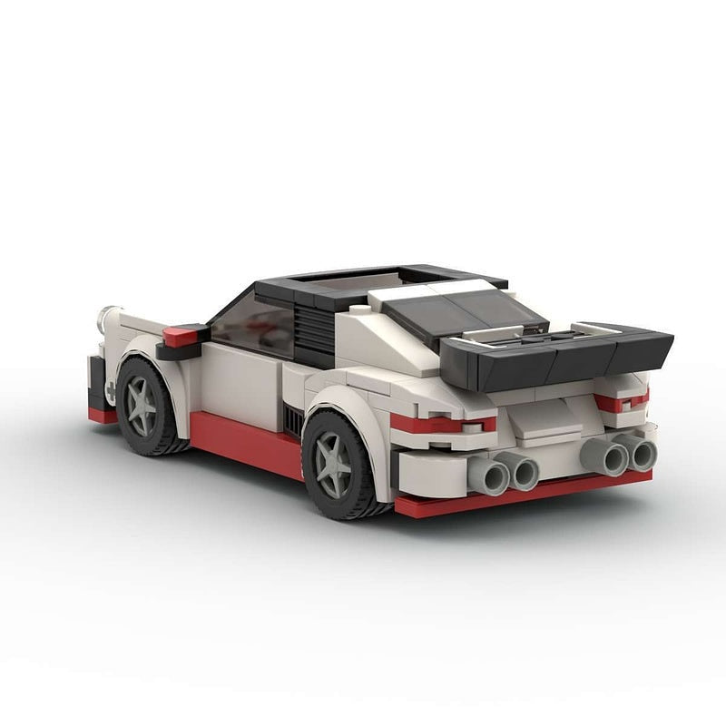 930 Targa Turbo Retro Sports Car MOC Building Kit - 3