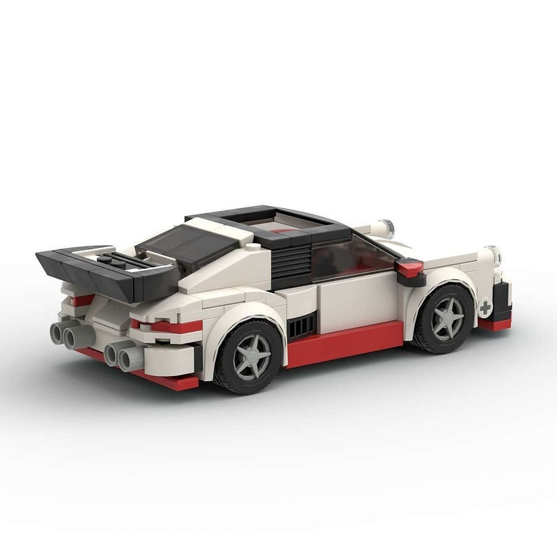 930 Targa Turbo Retro Sports Car MOC Building Kit - 4