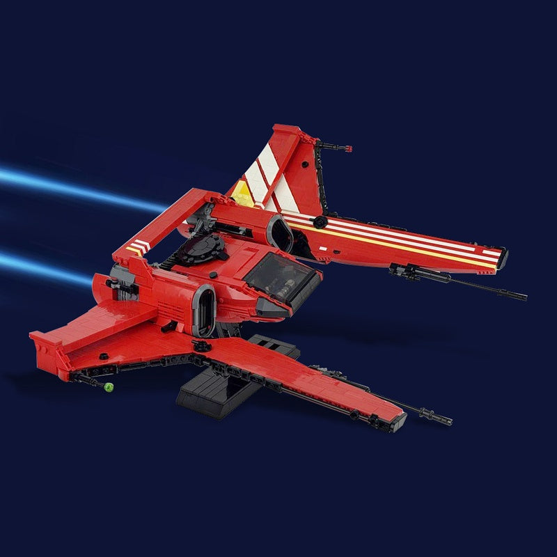 984 Tempest NDX Bounty Hunter Starfighter Building Kit | LEGO-Compatible MOC - 2