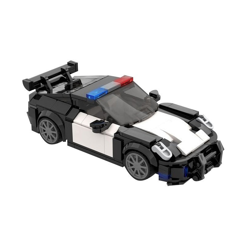 992-Style GT Sports Police Interceptor Building Kit | Compatible MOC - 1