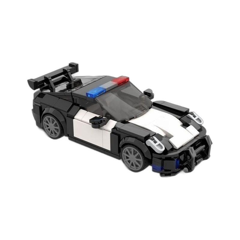 992-Style GT Sports Police Interceptor Building Kit | Compatible MOC - 2