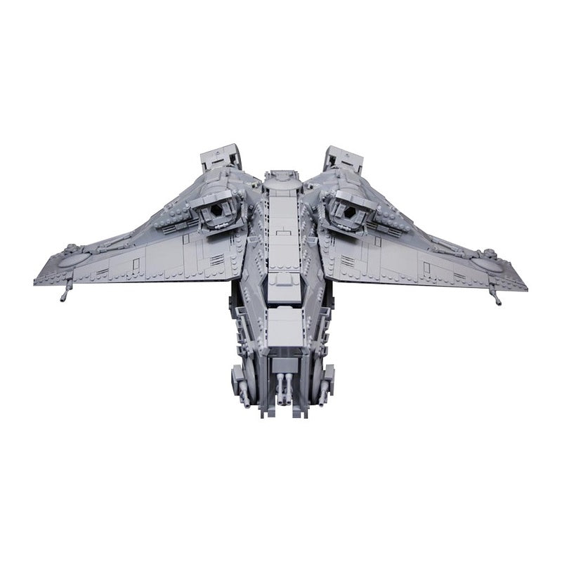 Futuristic Orbital Assault Gunship Building Kit | LEGO-Compatible MOC 2