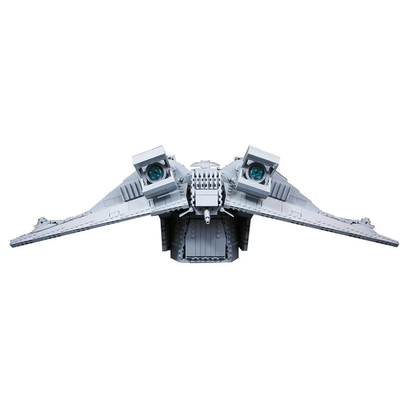 Futuristic Orbital Assault Gunship Building Kit | LEGO-Compatible MOC 6
