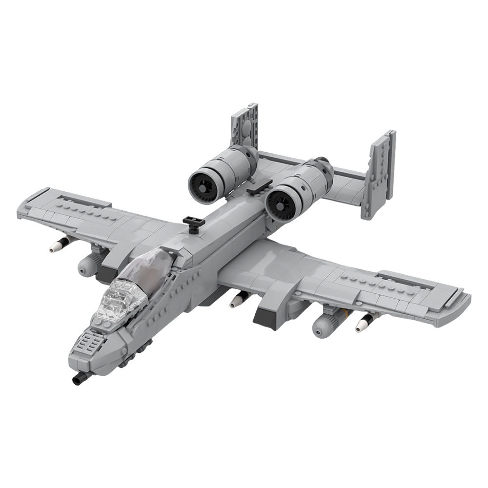 A-10 Thunderbolt II Aircraft Building Kit | LEGO-Compatible MOC - 1