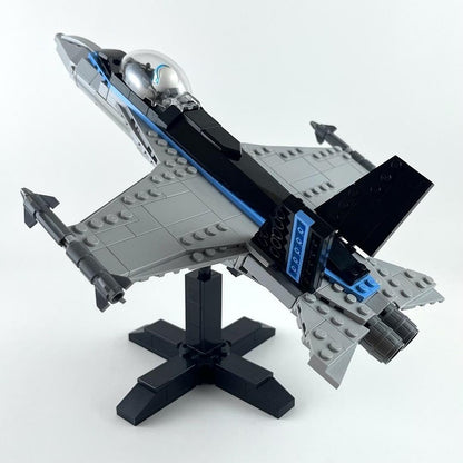 F/A-18E Fighter Jet MOC Building Kit with Display Stand - 2