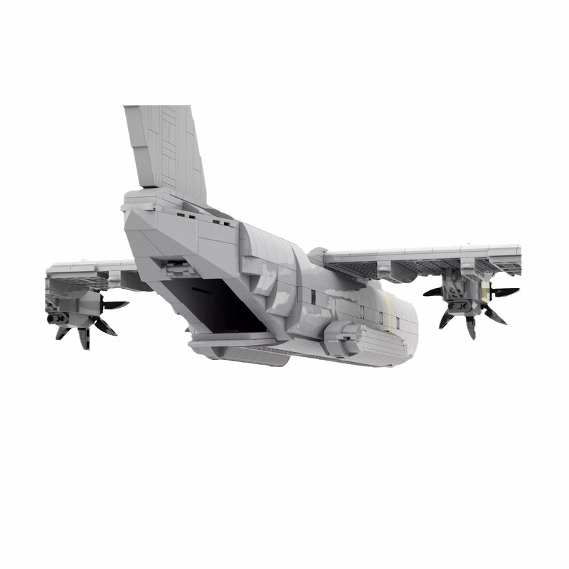 A-400M Atlas Transport Aircraft MOC Building Kit | 1:72  Military Model - 3
