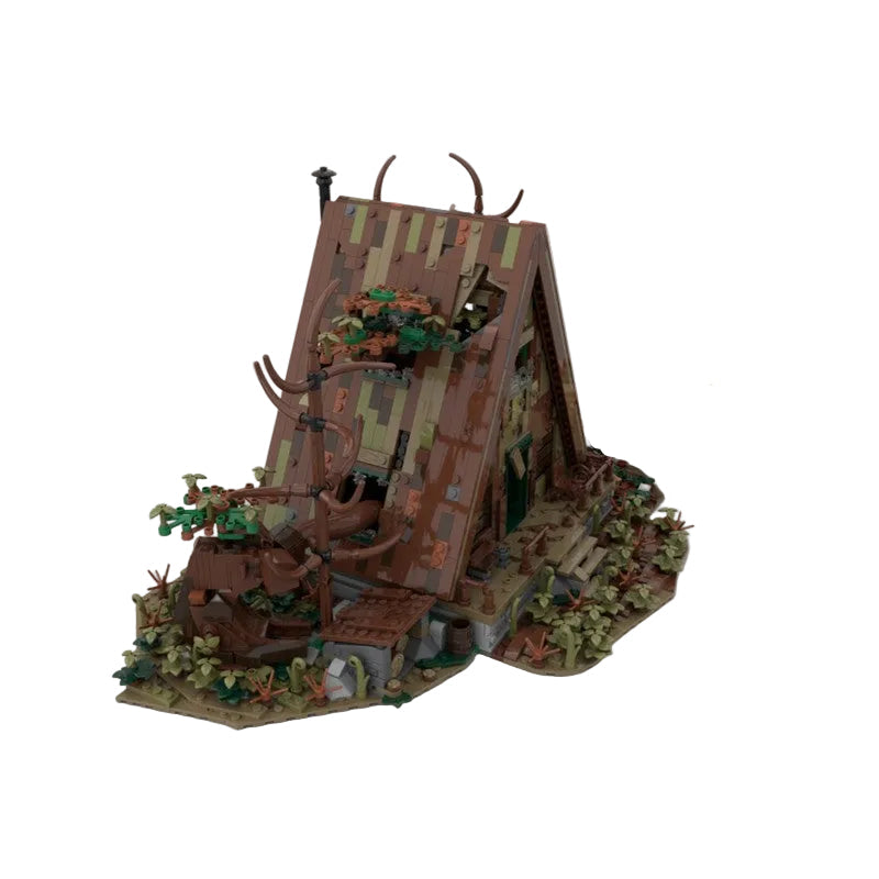 A-frame cabin Apocalypse Version Building Kit | LEGO-Compatible MOC - 2