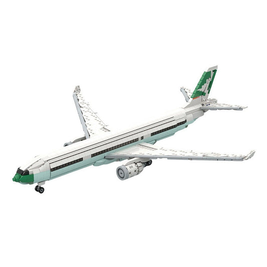 A330-300 Commercial Aircraft MOC Building Kit | 1:100 Jet Model - 1