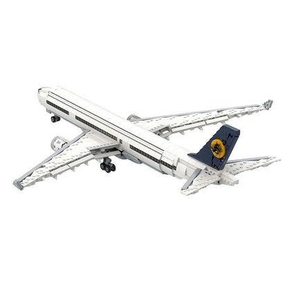 A330-300 Commercial Aircraft MOC Building Kit | 1:100 Jet Model - 8