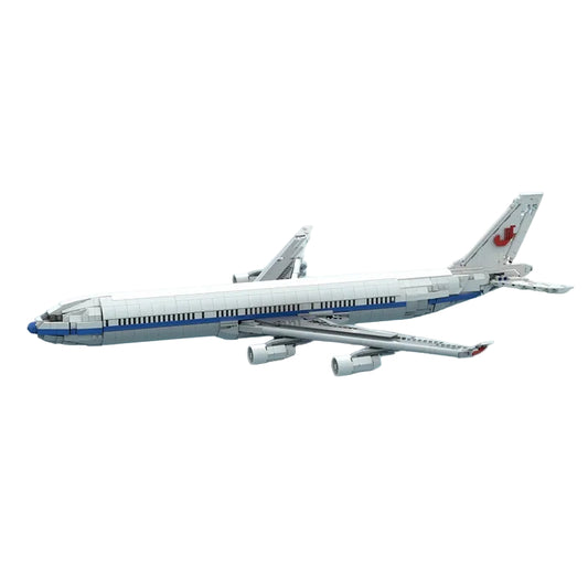 A340-300 Four-Engine Long-Haul Widebody Airliner MOC Building Kit - 1