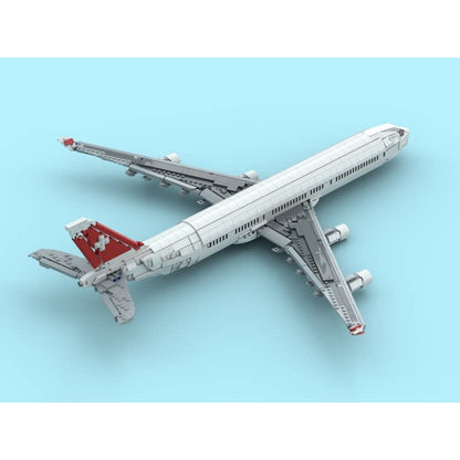 A340-300 Four-Engine Long-Haul Widebody Airliner MOC Building Kit - 2
