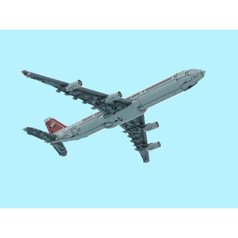 A340-300 Four-Engine Long-Haul Widebody Airliner MOC Building Kit - 3