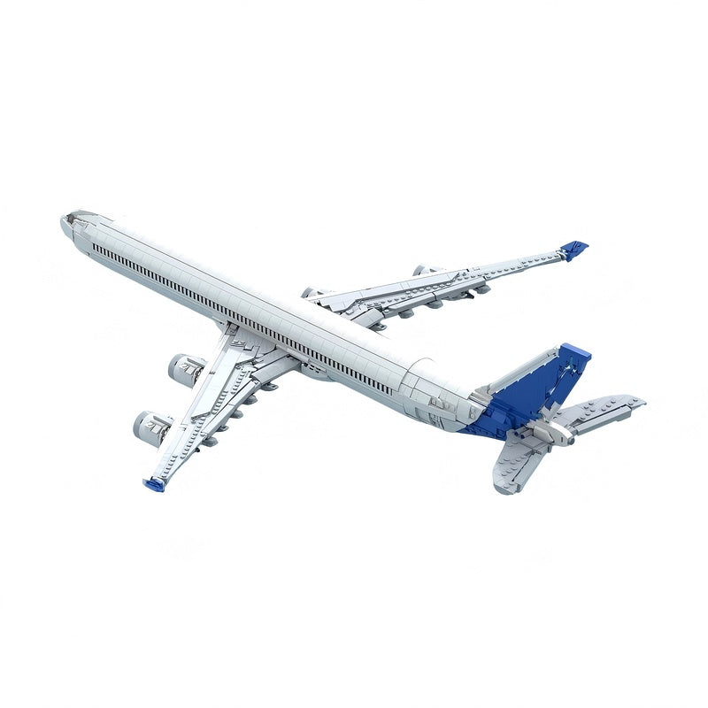 A340-600 Widebody Aircraft MOC Building Kit | Long Passenger Plane Model - 3