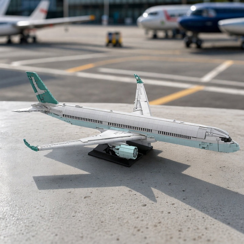 A350-1000 Widebody Aircraft MOC Building Kit | Commercial Jet Model - 2