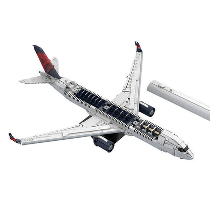 A350-900 Passenger Aircraft MOC Building Kit | Aviation Model - 2