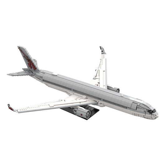 A350 Commercial Airliner MOC Building Kit | Wide-Body Aircraft Model - 4