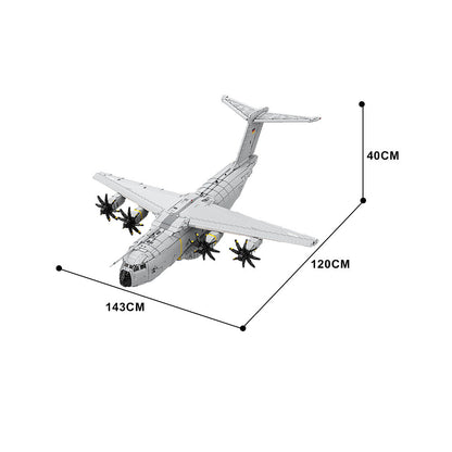 A400M Atlas Aircraft Building Kit | Compatible MOC - 4