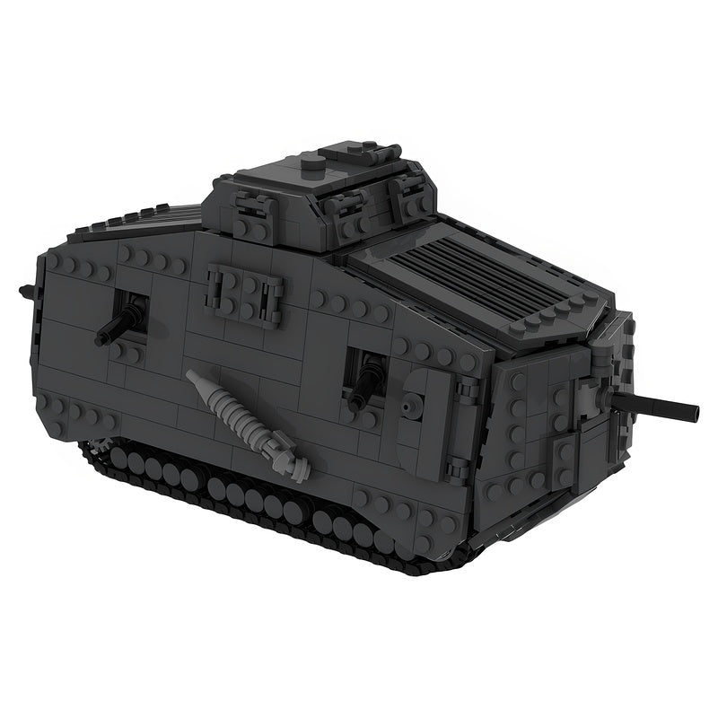 A7V WWI Heavy Tank MOC Building Kit - 1