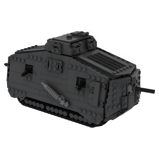 A7V WWI Heavy Tank MOC Building Kit - 1