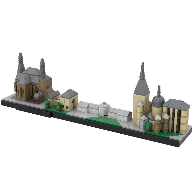 Aachen Skyline MOC Building Kit | Historic Architecture Model - 3