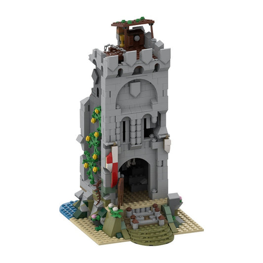 Abandoned Tower MOC Medieval Architecture Building Kit - 1