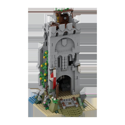 Abandoned Tower MOC Medieval Architecture Building Kit - 3