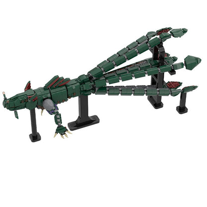 Abyssal Leviathan Dragon MOC Creature Building Kit - 4